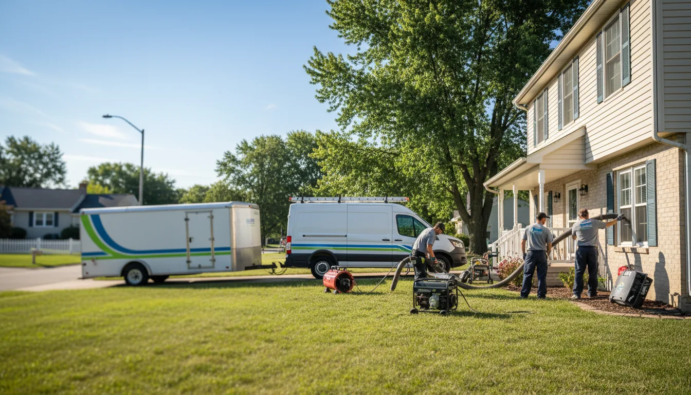 Flooded Basement Restoration And Cleanup With Repair in Roseglen, ND near me